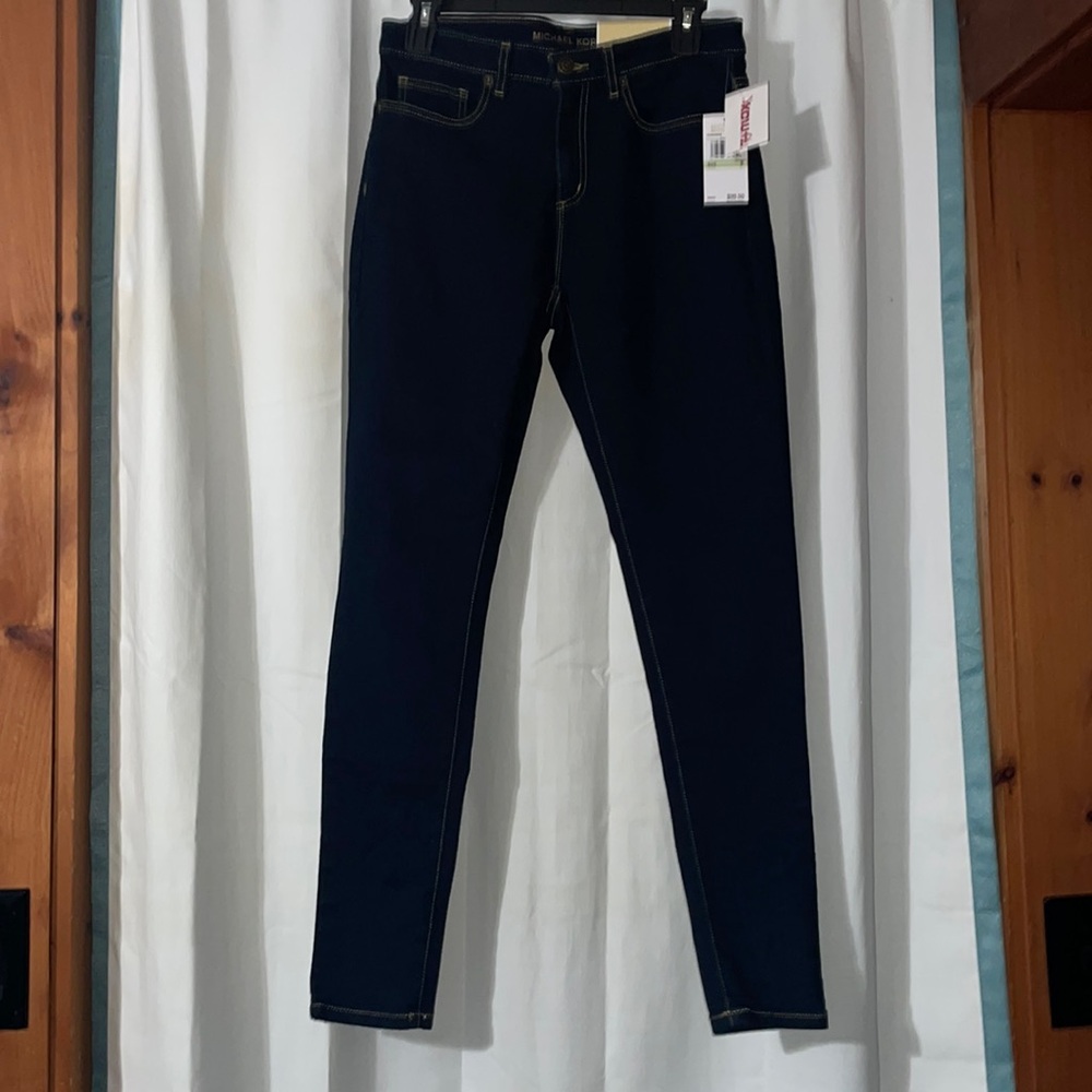 Michael Kors Izzy Skinny Mid Rise Jeans
